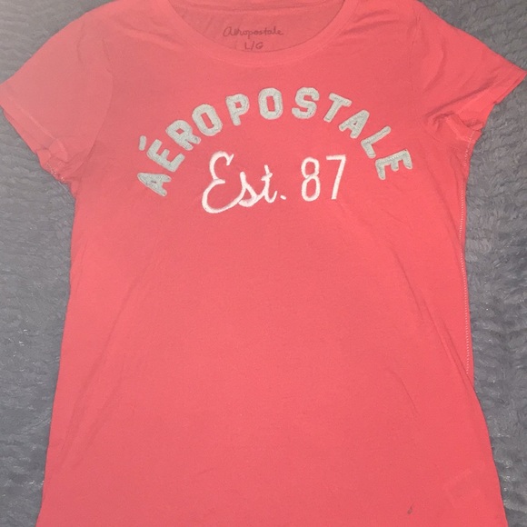 Aeropostale Orange T-Shirt - Picture 1 of 2